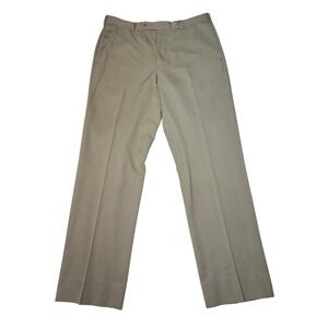 Brooks Brothers Madison Fit 100%‎ Wool Dress Pants Tan W35 L32